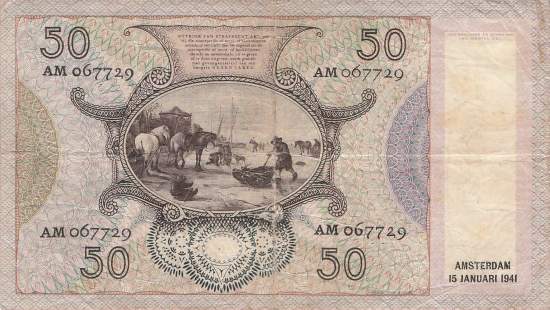 50 Gulden p58 15.1.1941